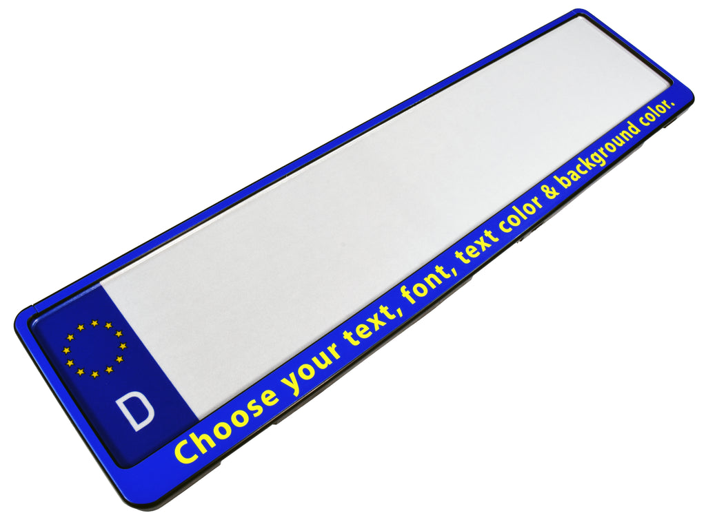 License Plate Frame: Censored (Type 2) – Ledos Europe