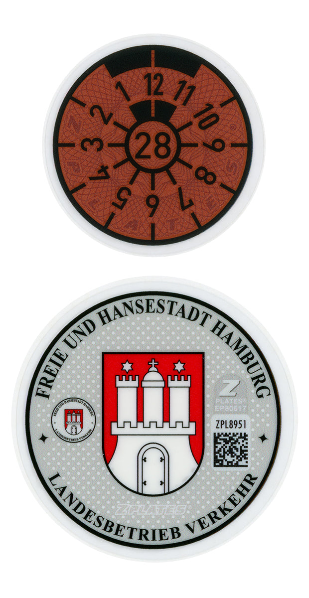Hamburg Registration Seal (HH)