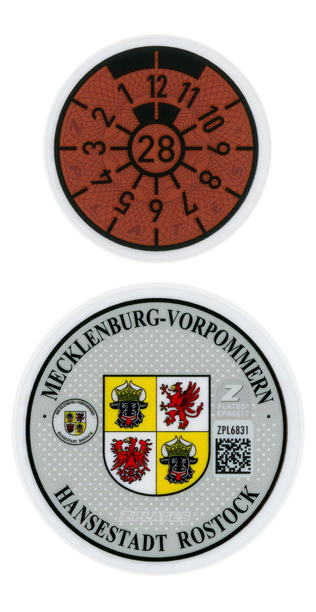 Hansestadt Rostock Registration Seal (HRO)