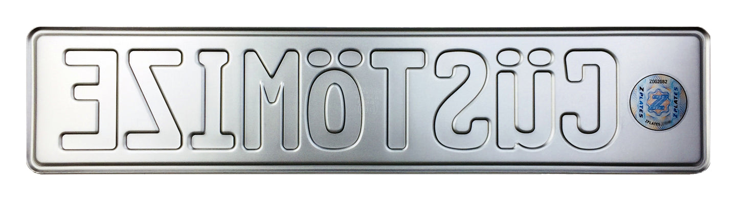 Great Britain Custom License Plate