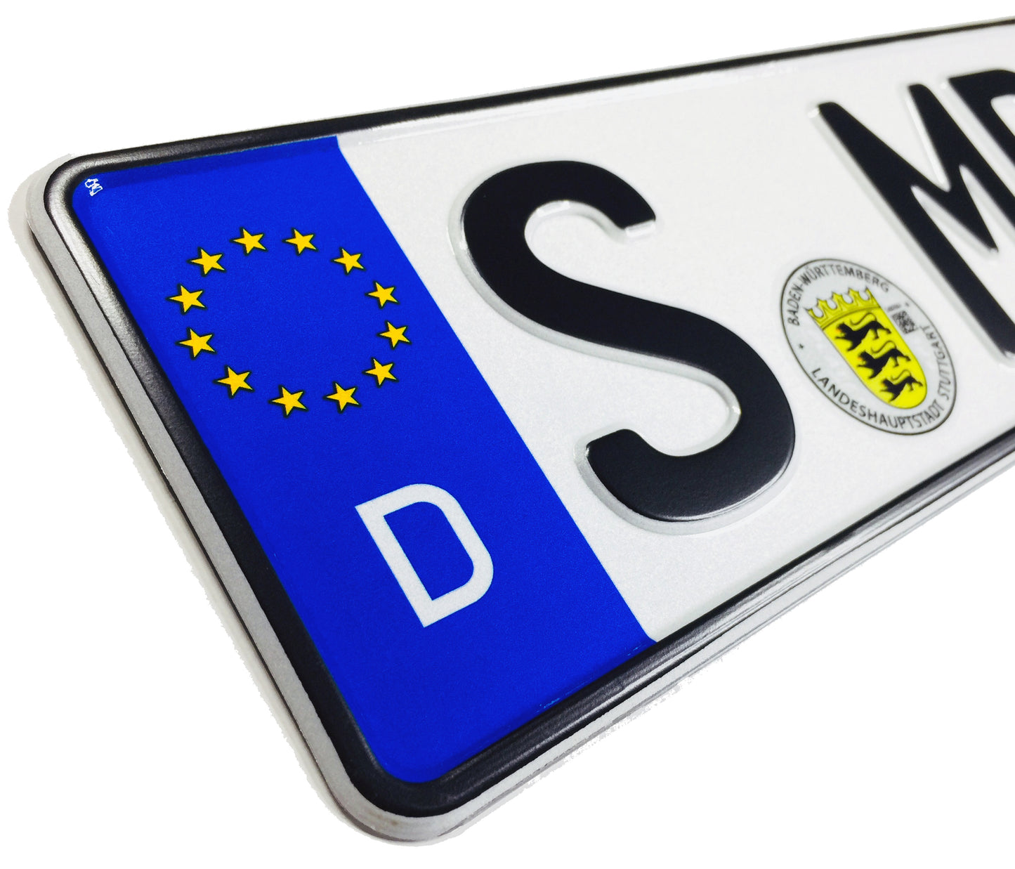 Stuttgart German License Plate for Mercedes-Benz, Porsche