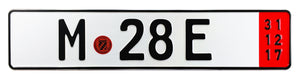 Munich Export German License Plate compatible with BMW