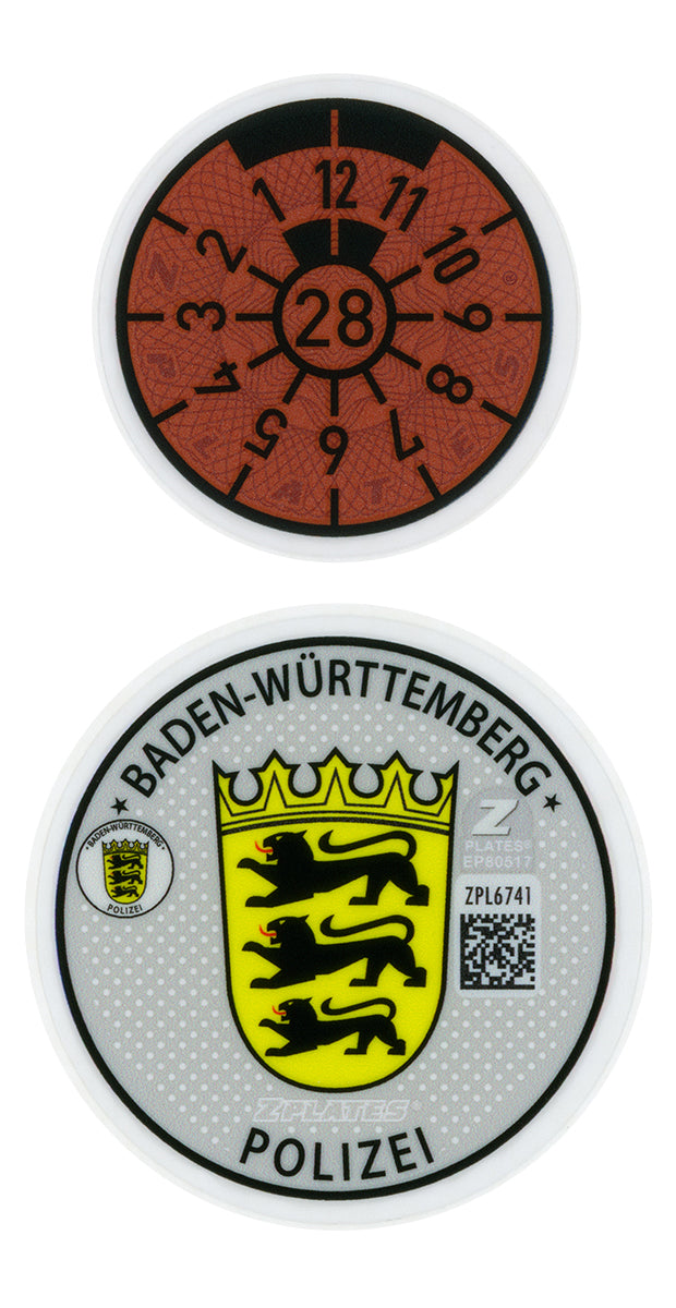 Stuttgart / Baden-Württemberg Police Registration Seal