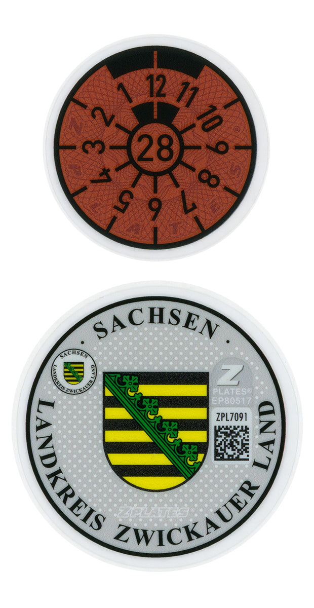 Zwickauer Land Registration Seal (Z)