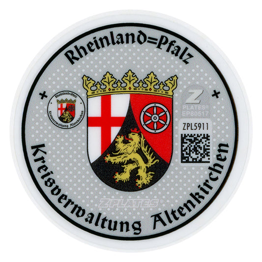 Altenkirchen Registration Seal (AK)