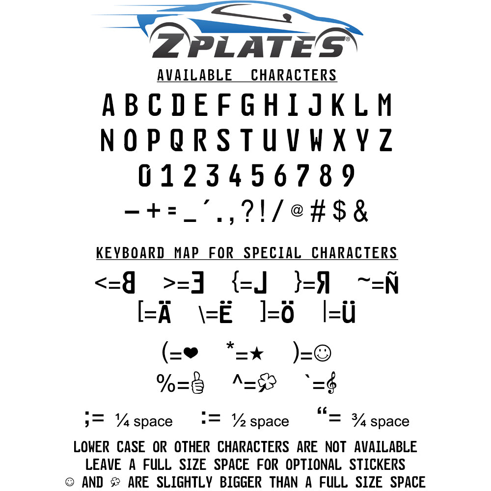 US State Flag Custom License Plate