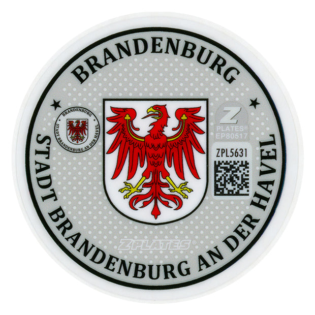 その他 Brandenburg Brandenburg Registration Seal (BRB) – ZPlates.com