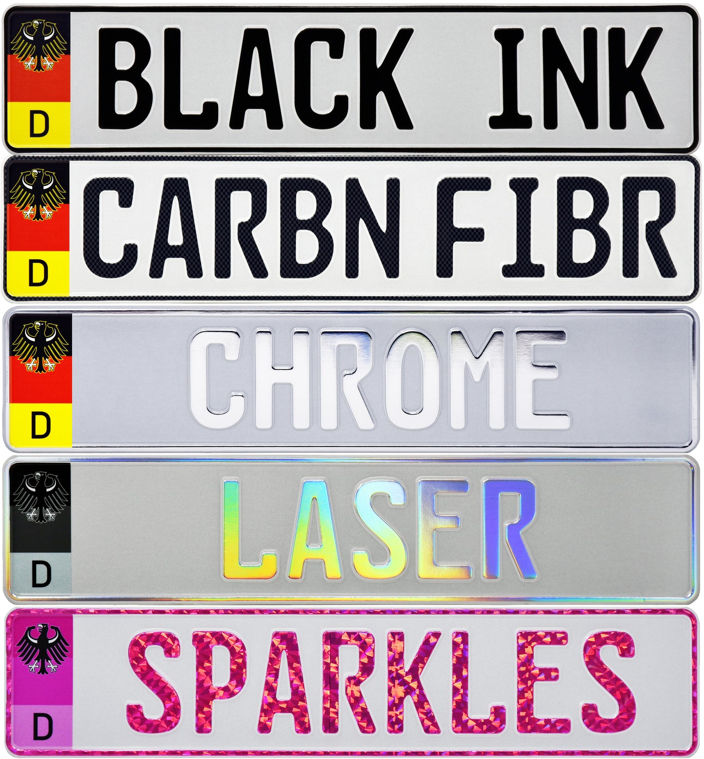 German Coat of Arms Custom License Plate