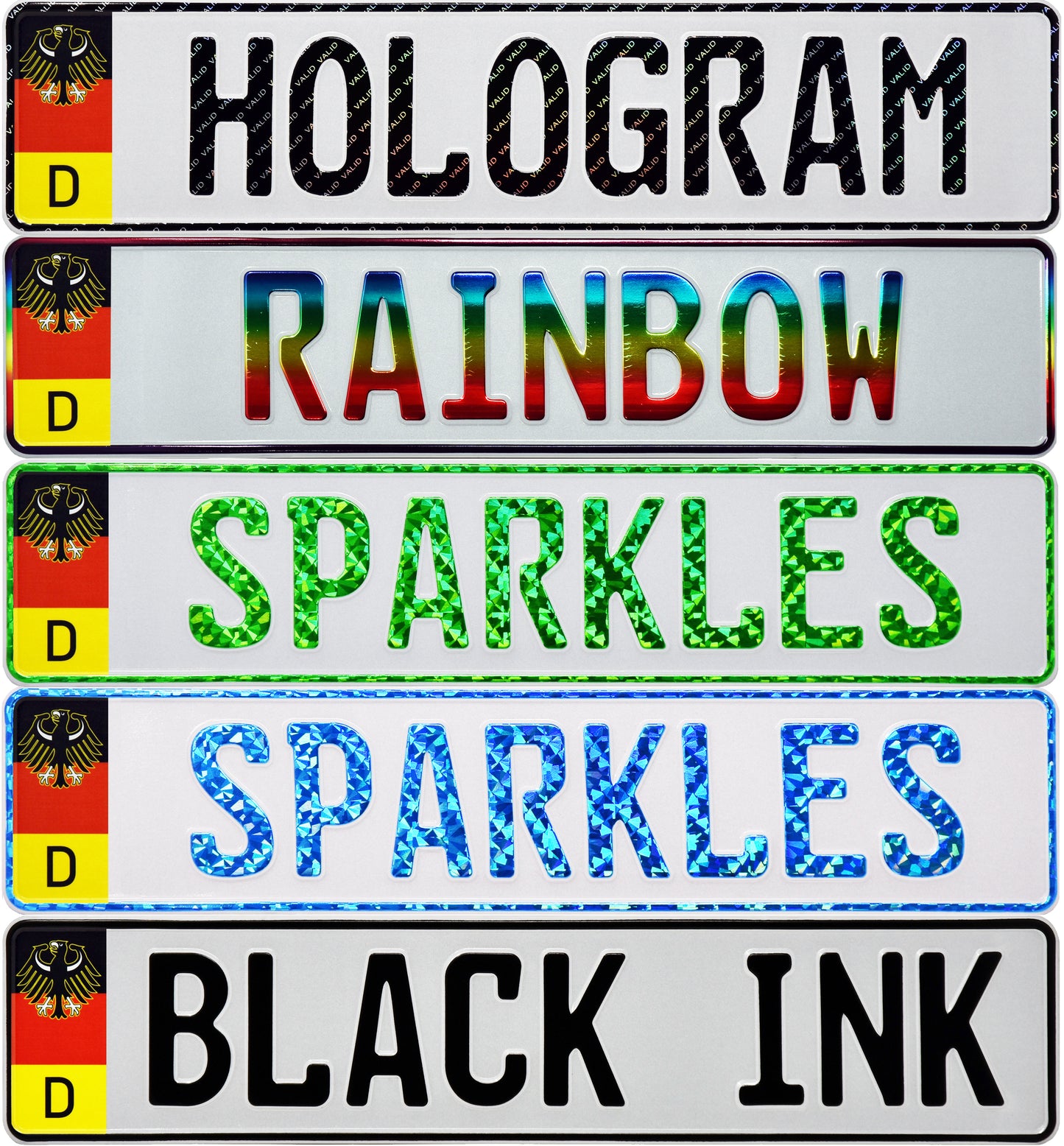 German Coat of Arms Custom License Plate