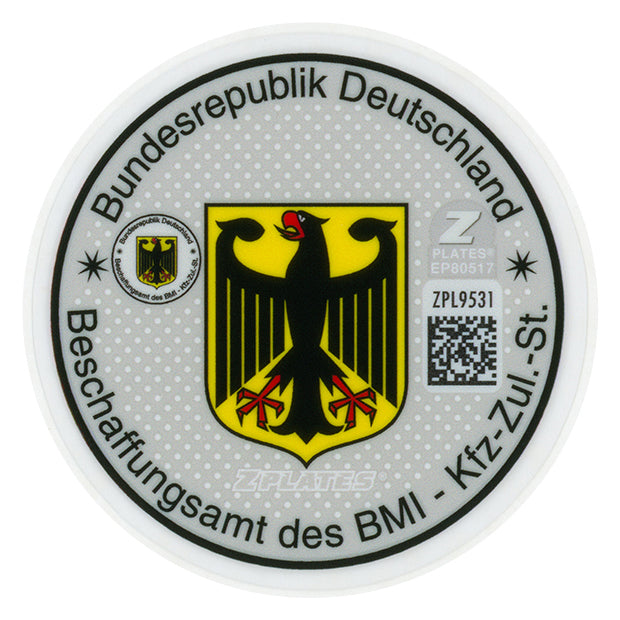 German Police Registration Seal (BD, BG)