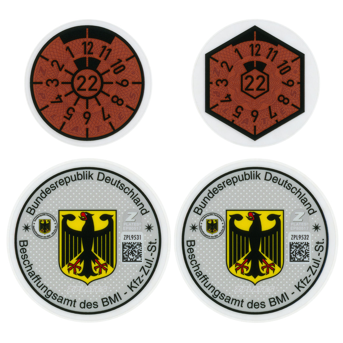 German Police Registration Seal (BD, BG)