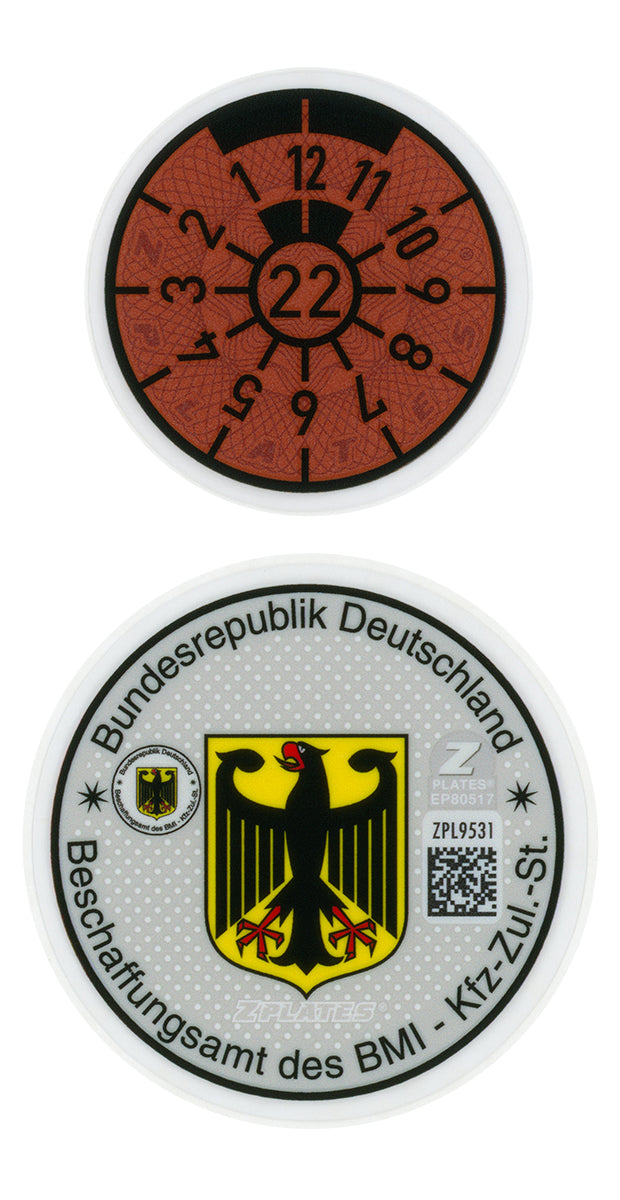 German Police Registration Seal (BD, BG)