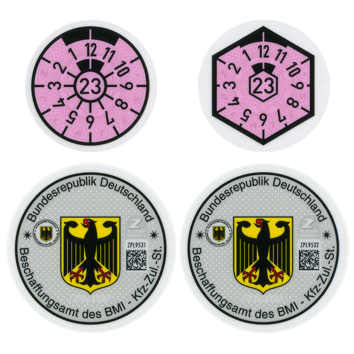 German Police Registration Seal (BD, BG)