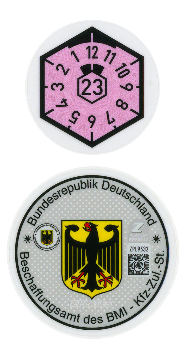 German Police Registration Seal (BD, BG)
