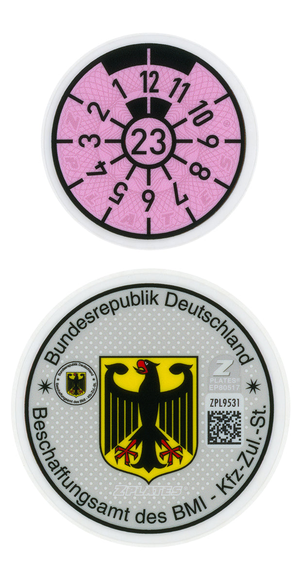 German Police Registration Seal (BD, BG)