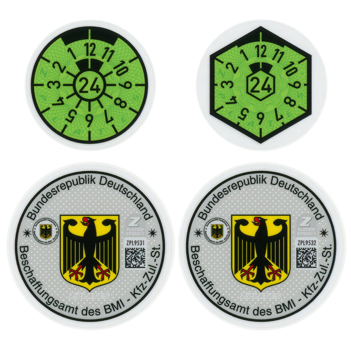 German Police Registration Seal (BD, BG)