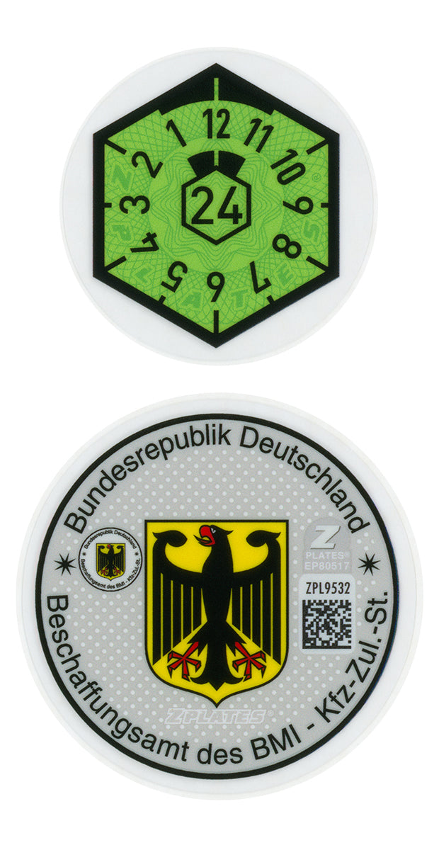 German Police Registration Seal (BD, BG)