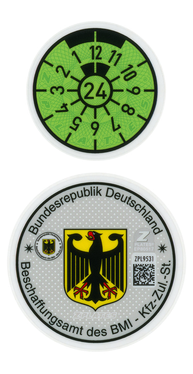 German Police Registration Seal (BD, BG)