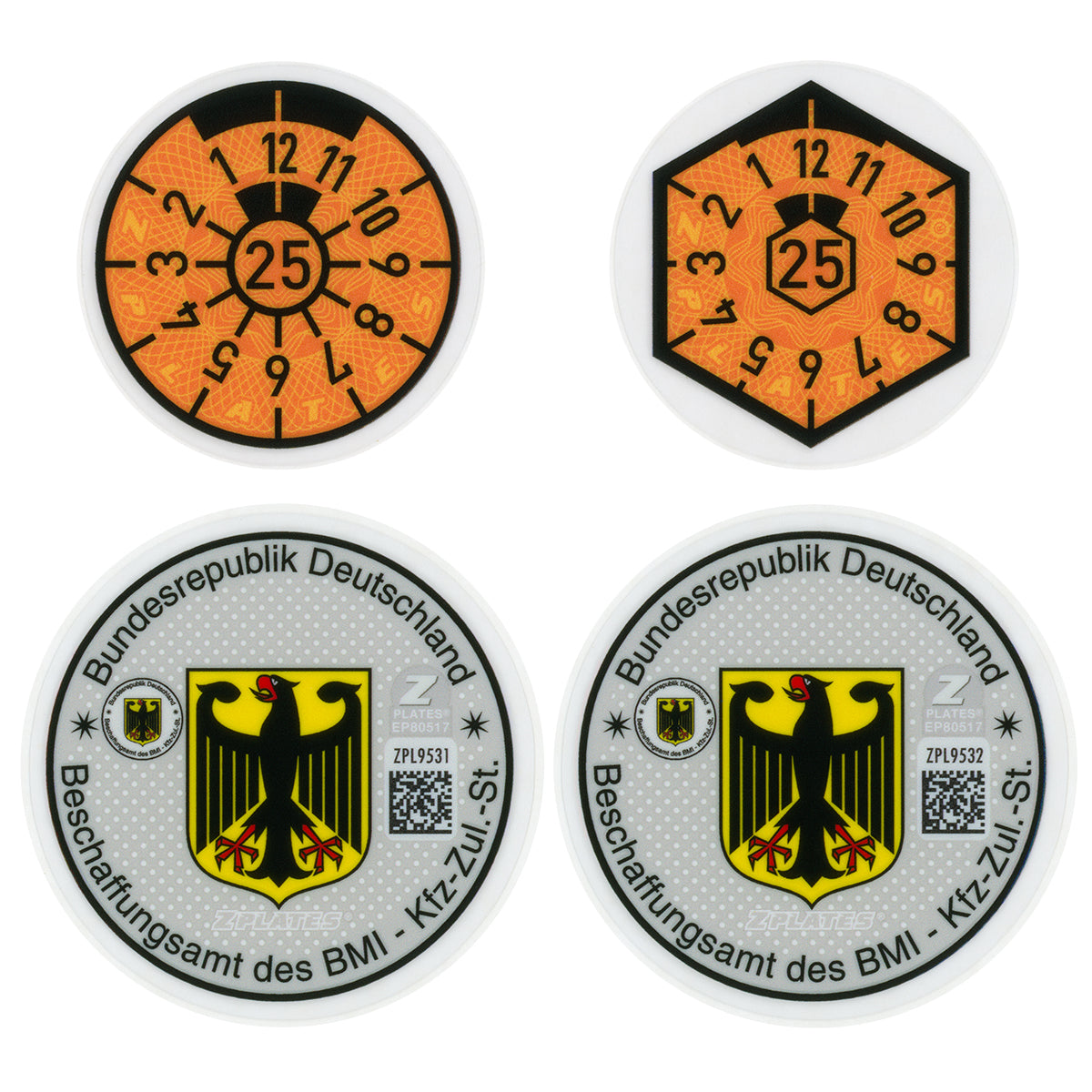 German Police Registration Seal (BD, BG)
