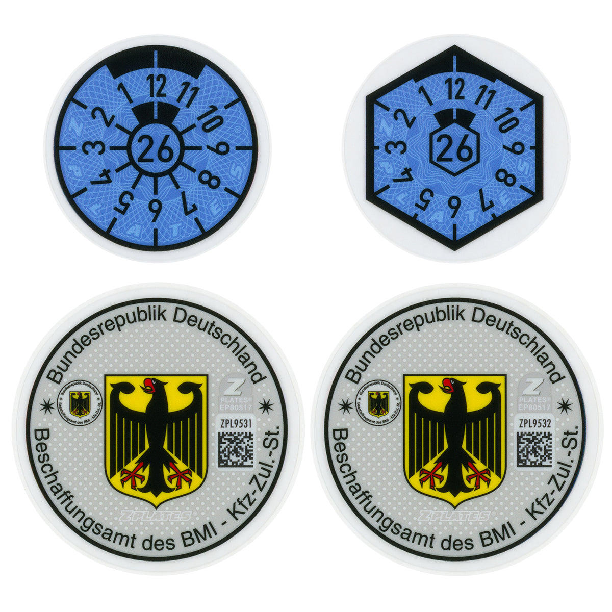 German Police Registration Seal (BD, BG)