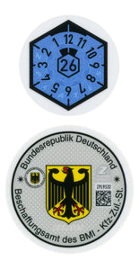 German Police Registration Seal (BD, BG)