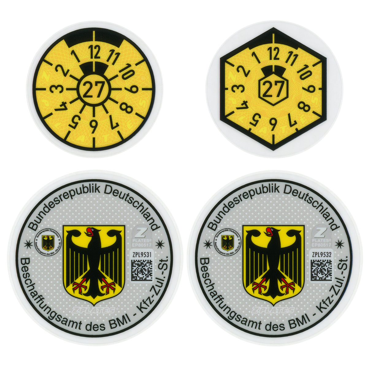 German Police Registration Seal (BD, BG)