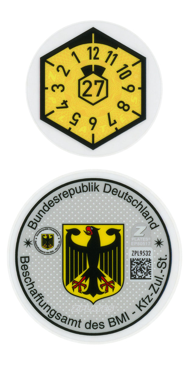 German Police Registration Seal (BD, BG)