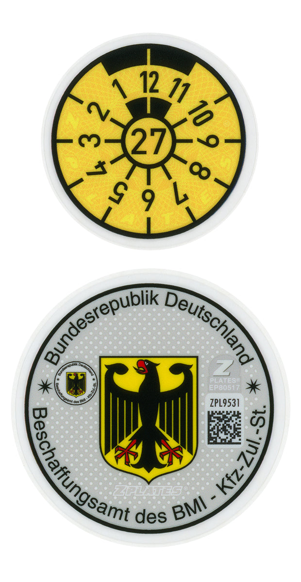 German Police Registration Seal (BD, BG)