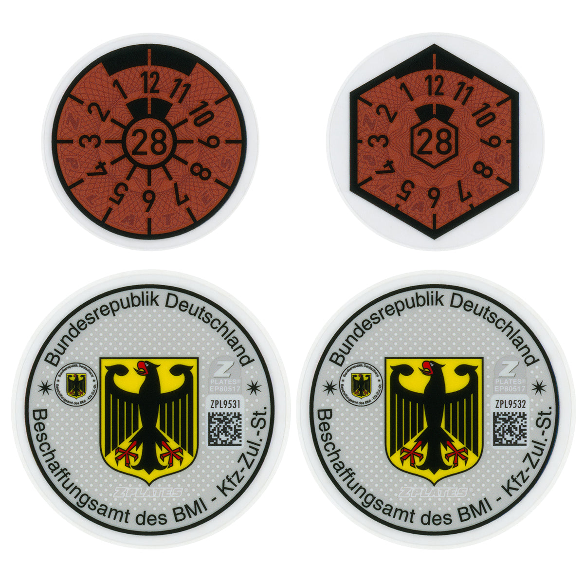 German Police Registration Seal (BD, BG)