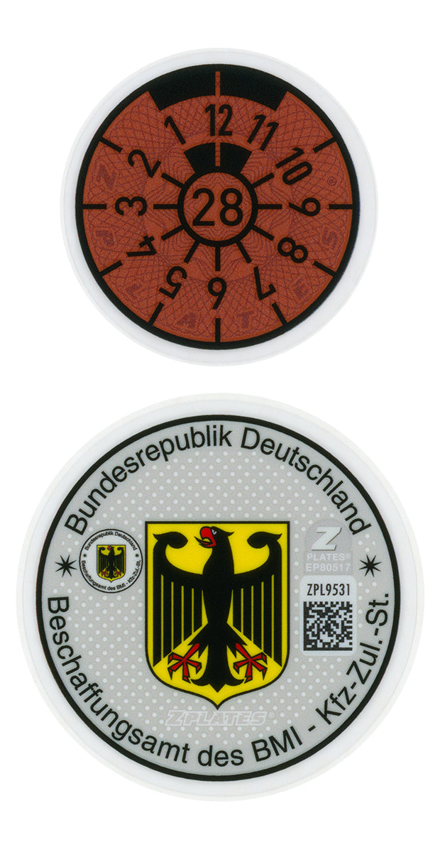 German Police Registration Seal (BD, BG)
