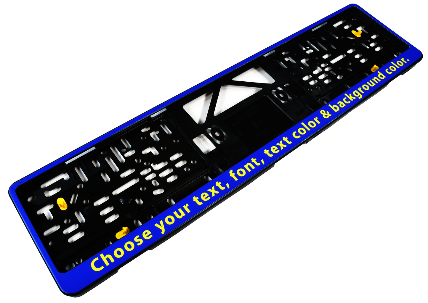 Custom European License Plate Frame - Standard