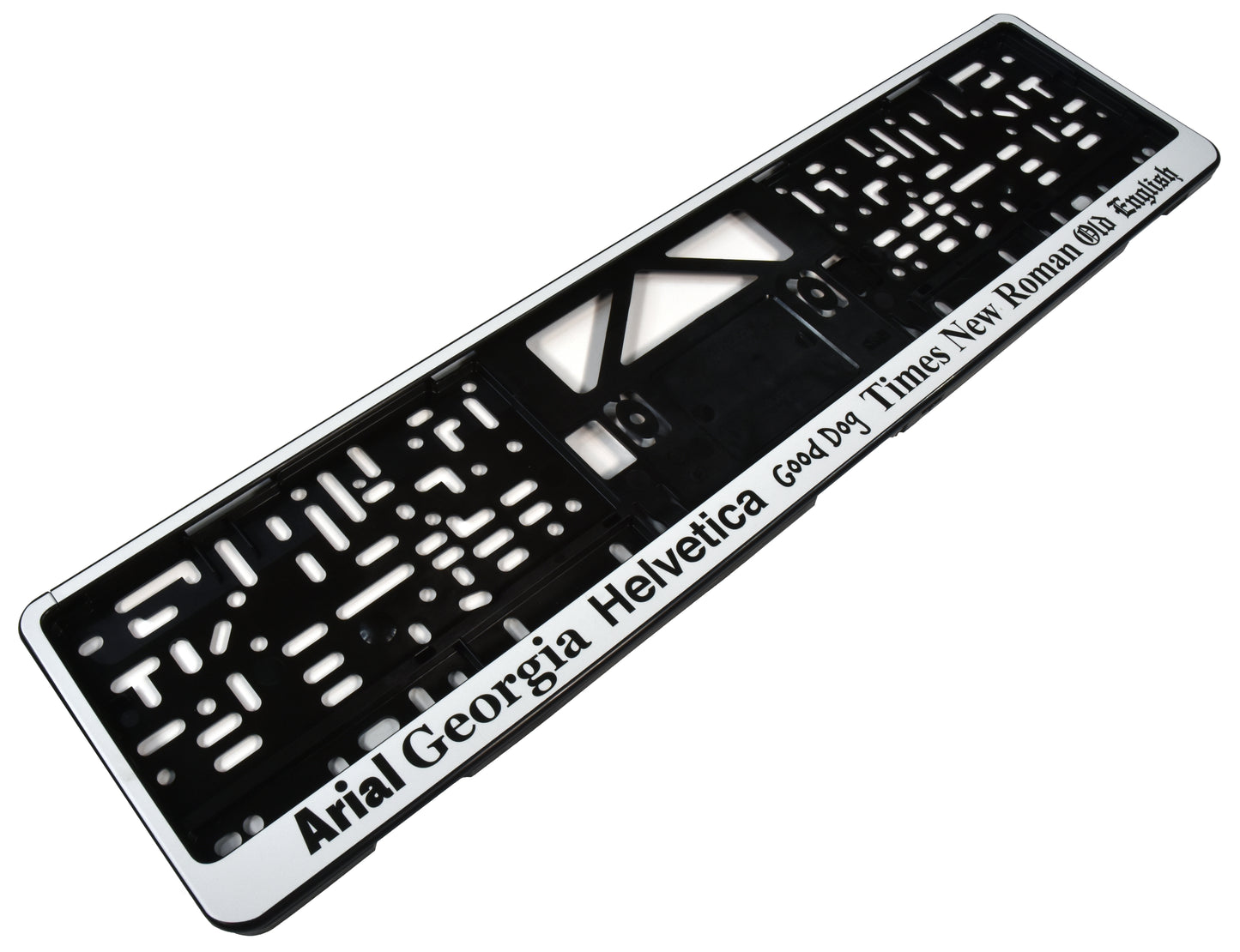 Custom European License Plate Frame - Standard