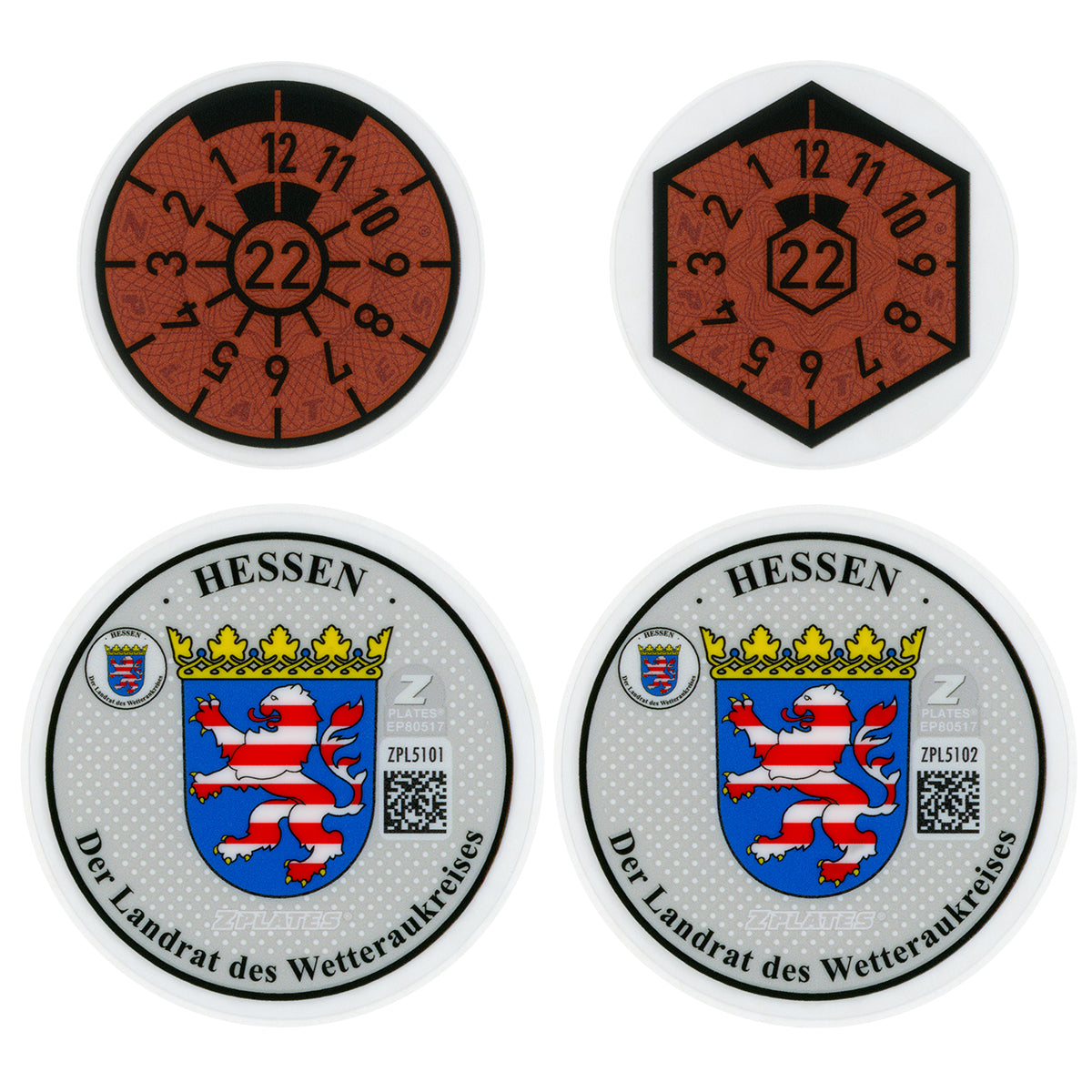 Friedberg & Wetteraukreis Registration Seal (FB)