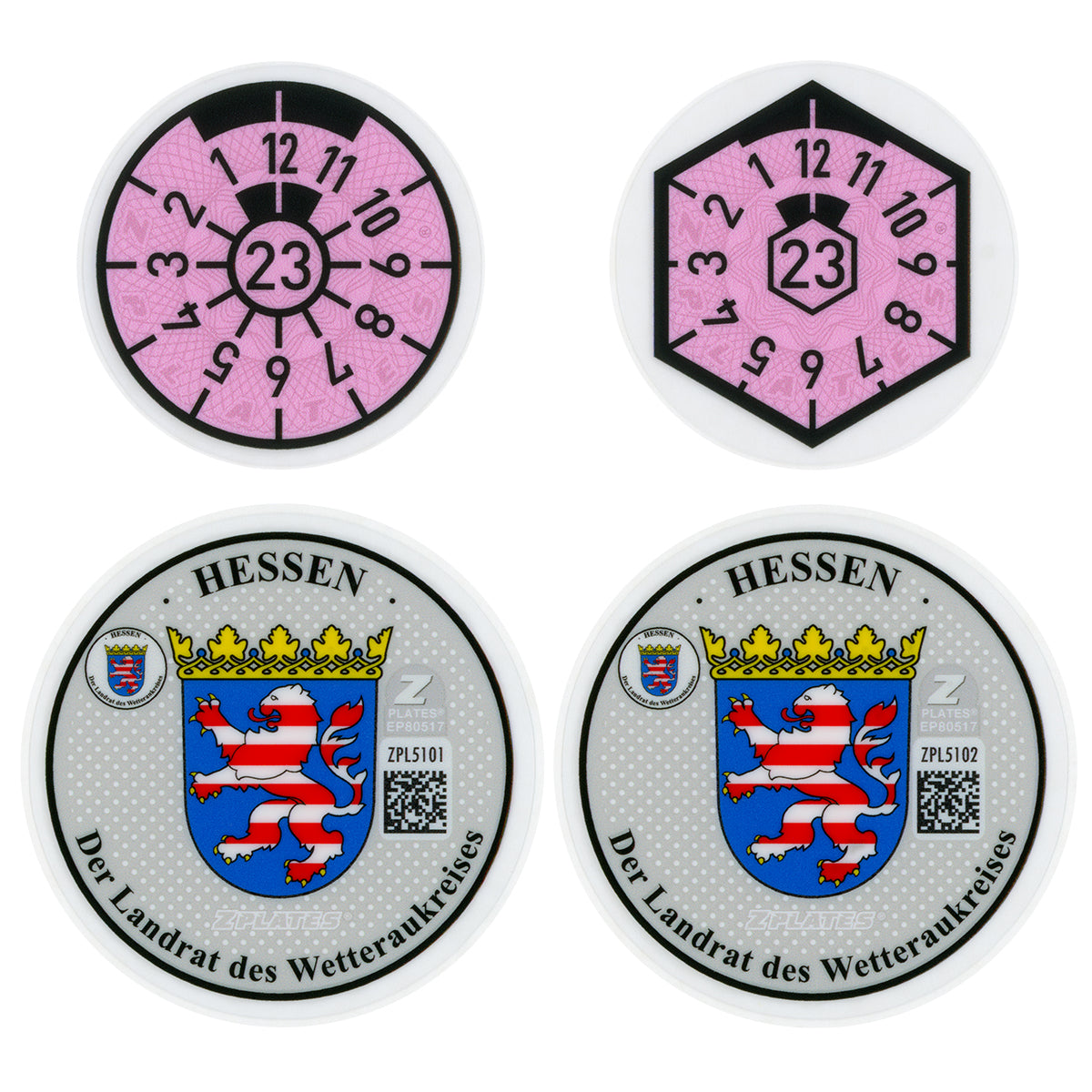 Friedberg & Wetteraukreis Registration Seal (FB)
