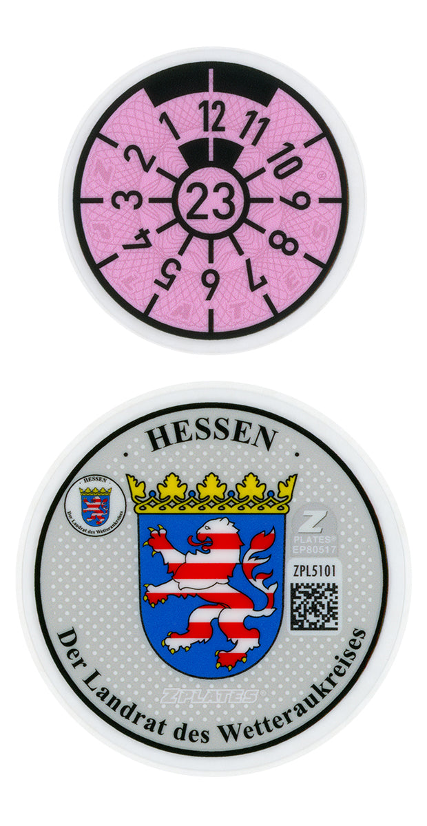 Friedberg & Wetteraukreis Registration Seal (FB)