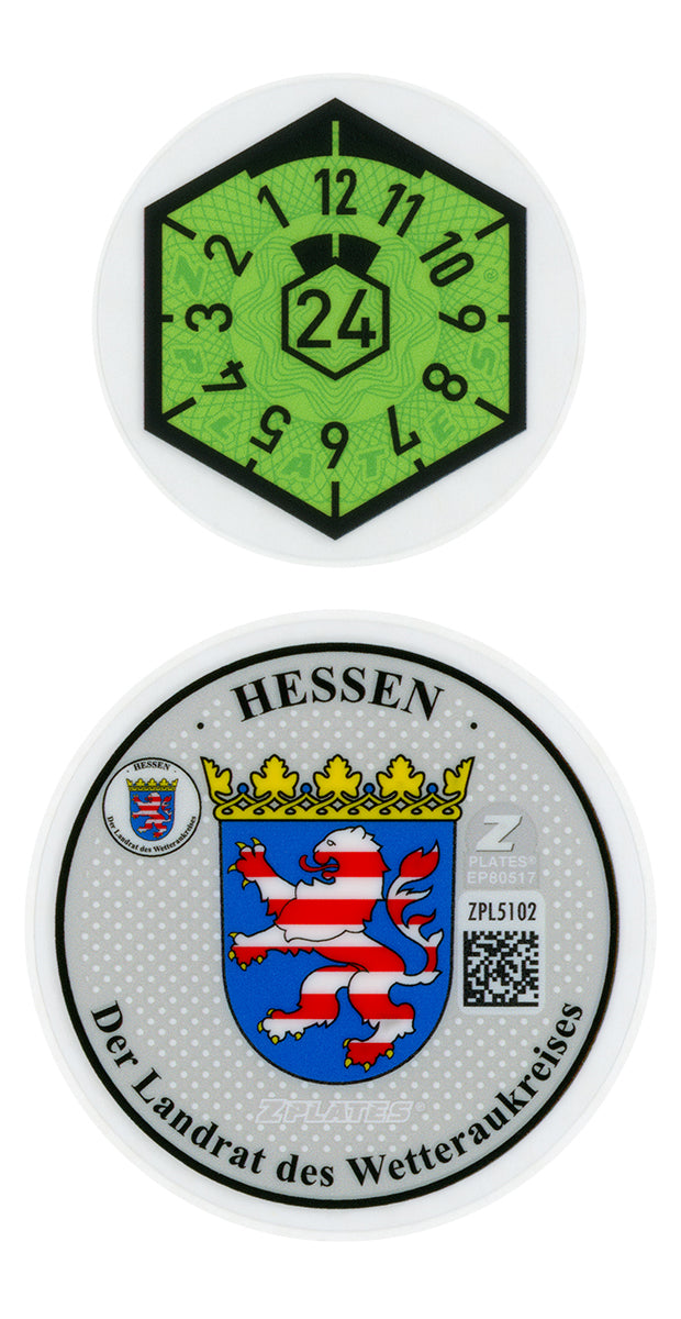 Friedberg & Wetteraukreis Registration Seal (FB)