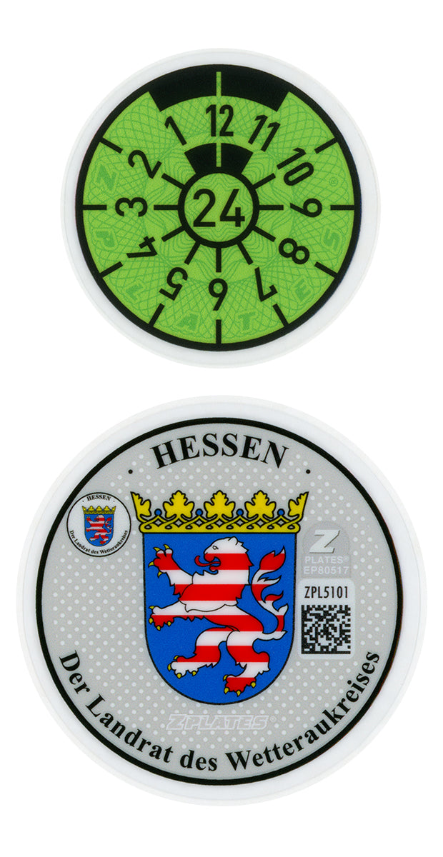 Friedberg & Wetteraukreis Registration Seal (FB)
