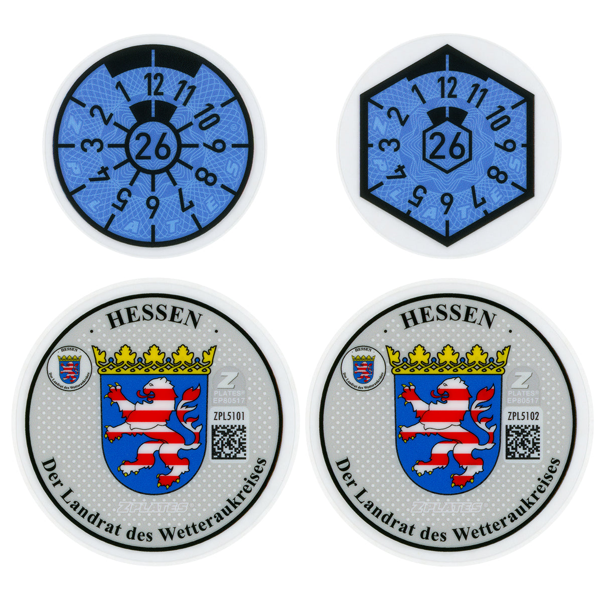 Friedberg & Wetteraukreis Registration Seal (FB)