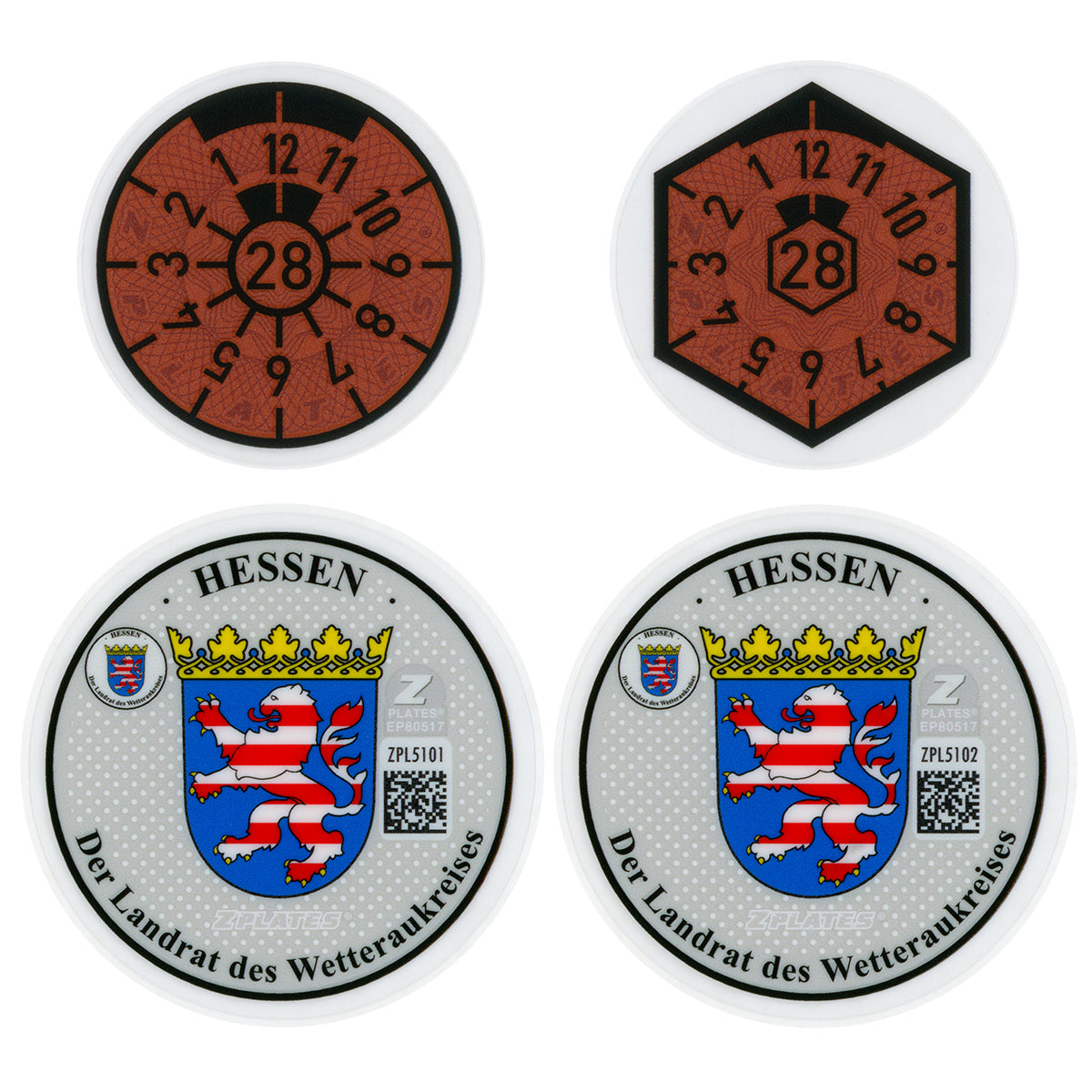 Friedberg & Wetteraukreis Registration Seal (FB)