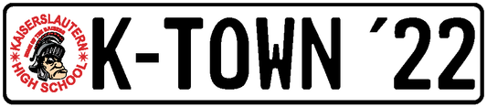KAHS Custom Plate