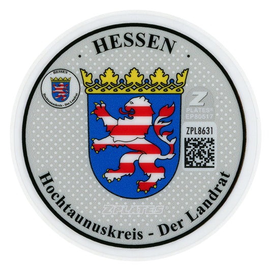 Bad Homburg / Hochtaunuskreis Registration Seal (HG)