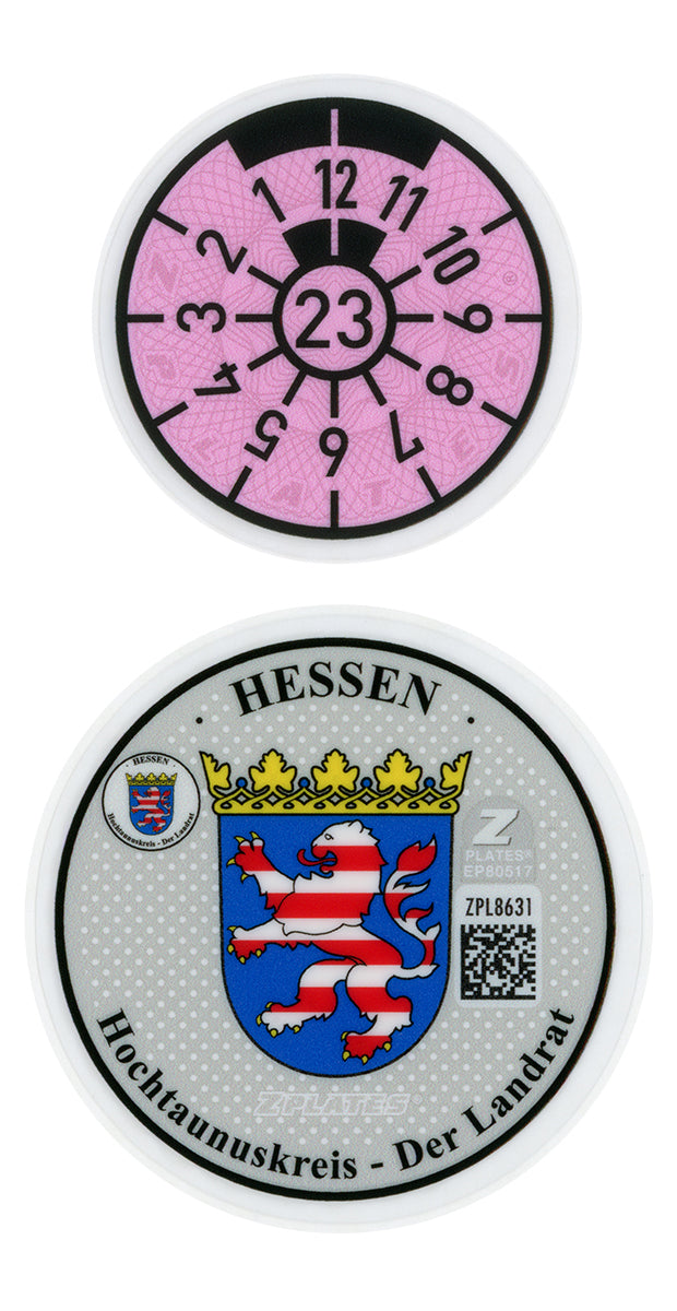 Bad Homburg / Hochtaunuskreis Registration Seal (HG)
