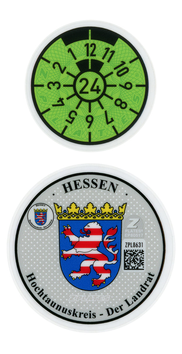 Bad Homburg / Hochtaunuskreis Registration Seal (HG)