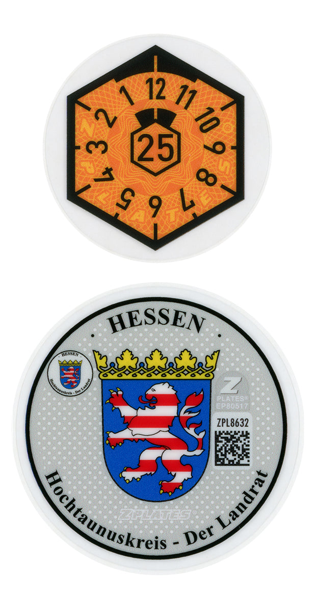Bad Homburg / Hochtaunuskreis Registration Seal (HG)