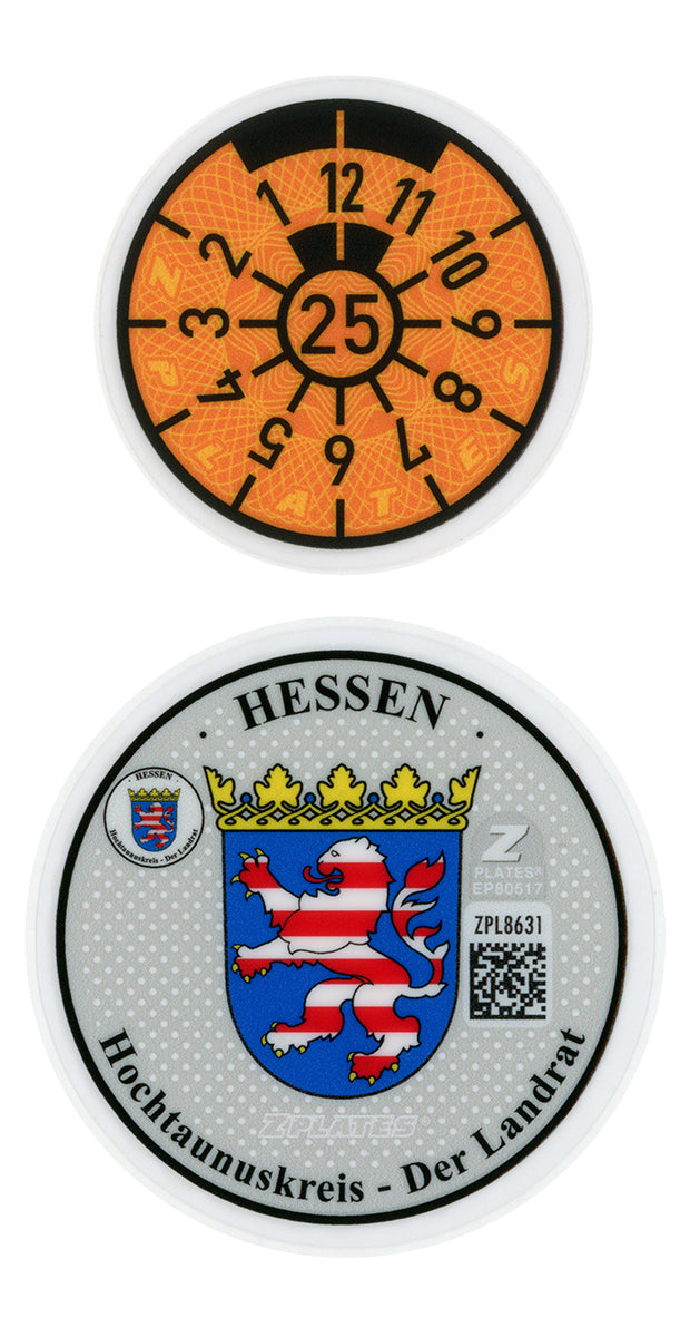 Bad Homburg / Hochtaunuskreis Registration Seal (HG)