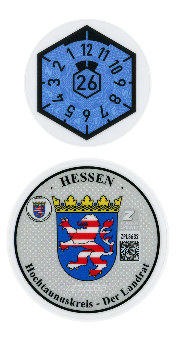 Bad Homburg / Hochtaunuskreis Registration Seal (HG)