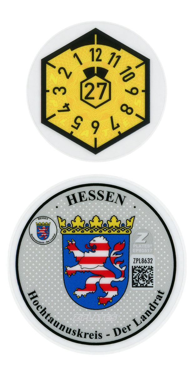 Bad Homburg / Hochtaunuskreis Registration Seal (HG)