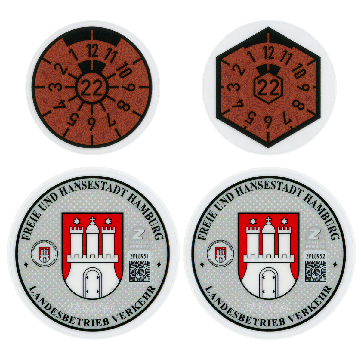 Hamburg Registration Seal (HH)