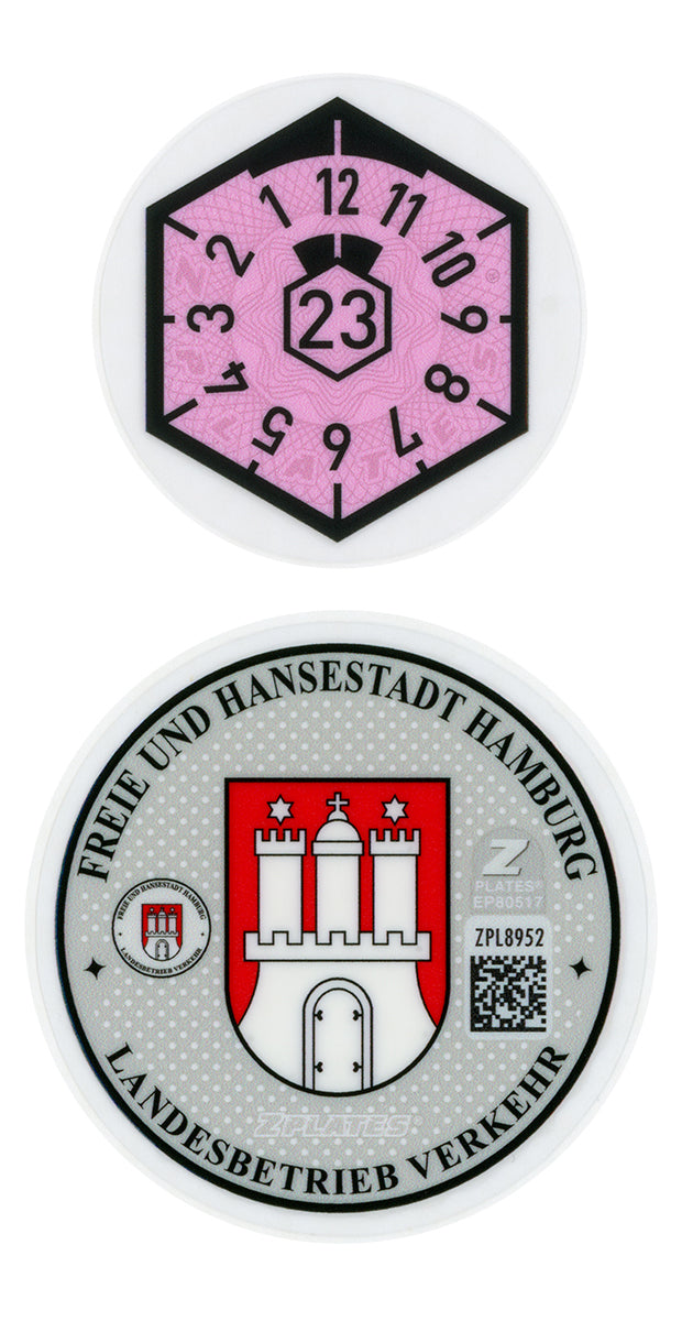 Hamburg Registration Seal (HH)