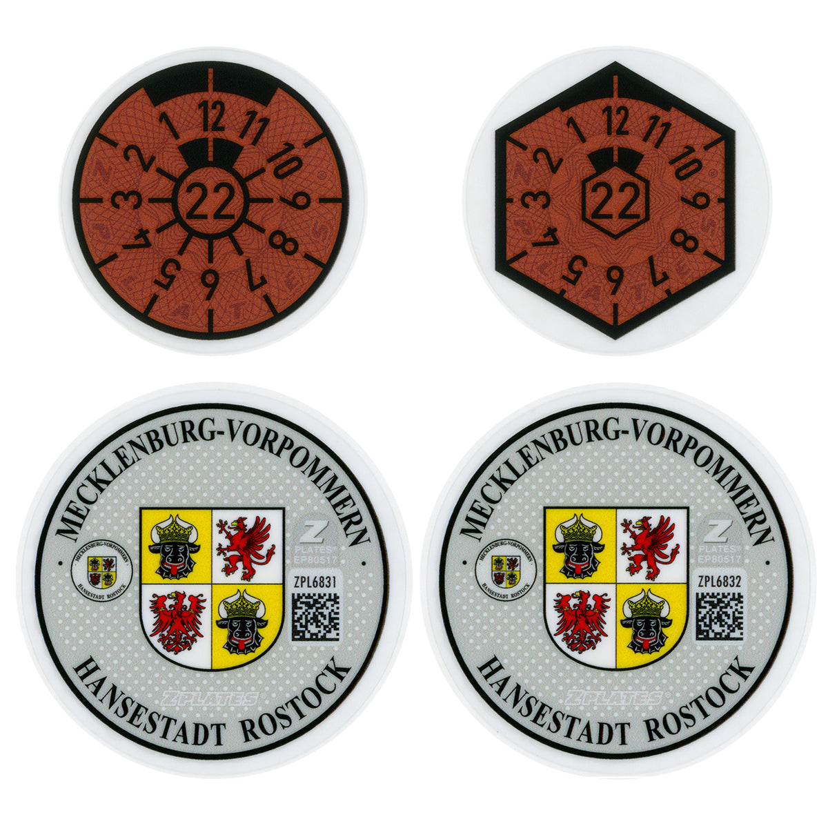 Hansestadt Rostock Registration Seal (HRO)